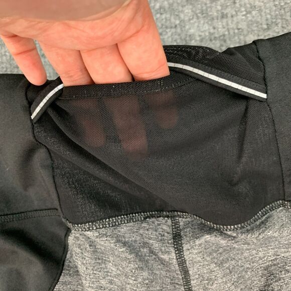 Lucy Hatha Leggings Womens M Medium Grey Two Tone Mid Rise Pull On Athletic Pant - Picture 10 of 13